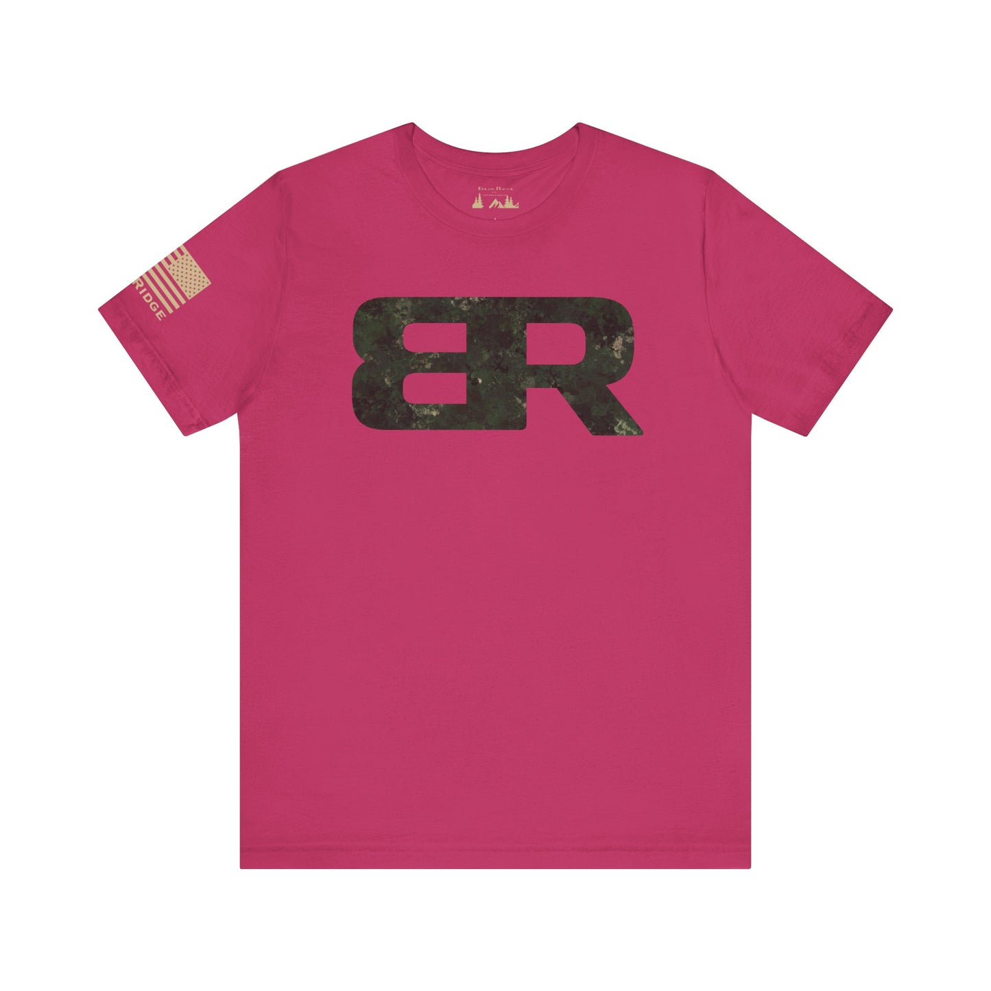 CAMOUFLAGE BEAK RIDGE BR LOGO -Mocha arm logo