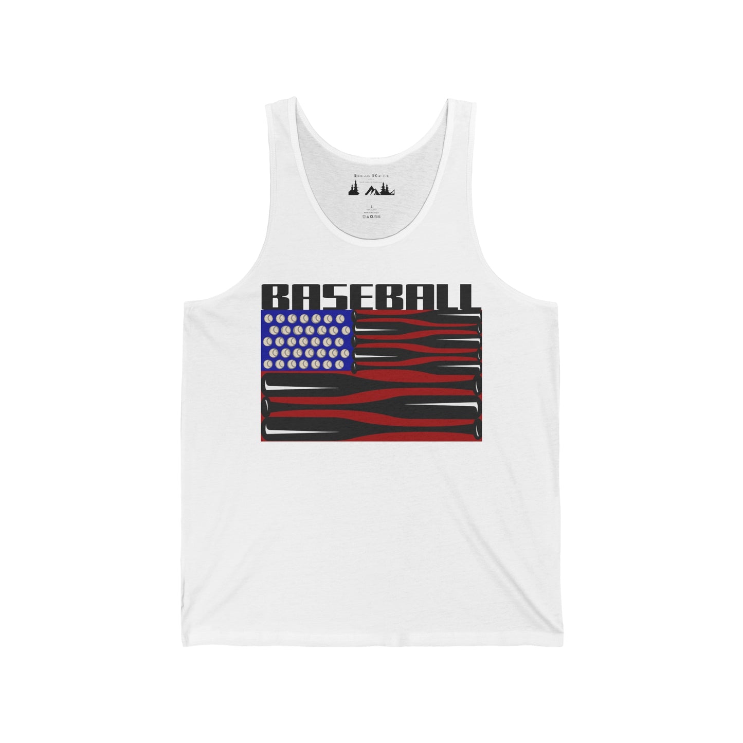 BASEBALL FLAG - Unisex Jersey Tank Top