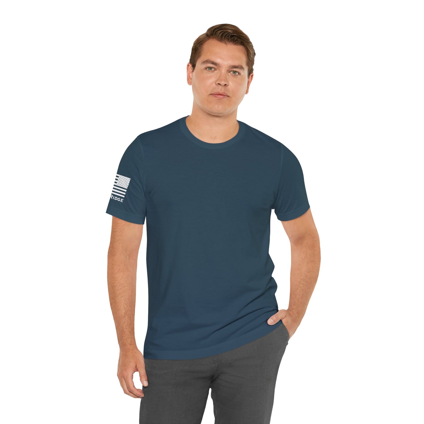 DARK VARIETY PLAIN TEES - White arm logo