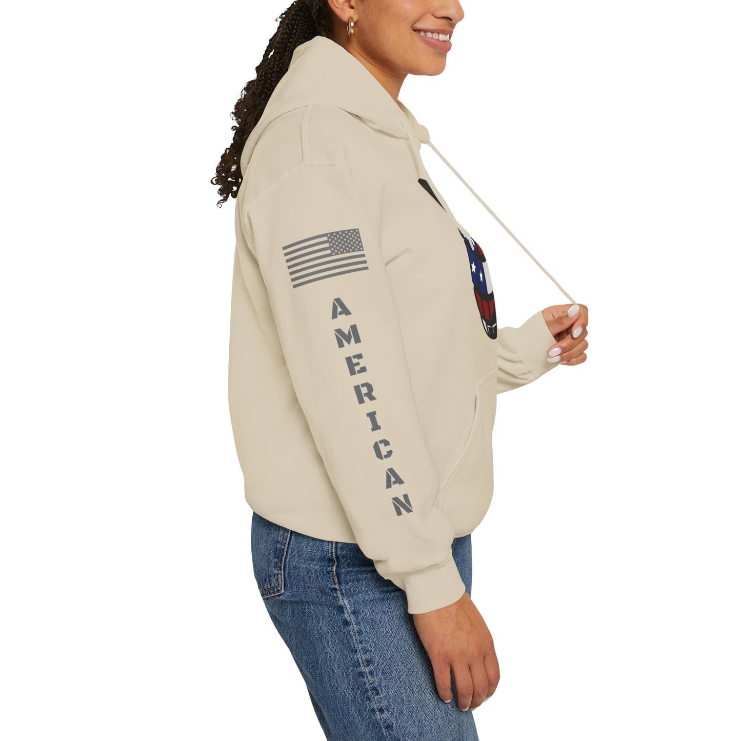 AMERICAN FLAG GRENADE - Full Sleeve Grey Logos - AMERICAN BEAKRIDGE