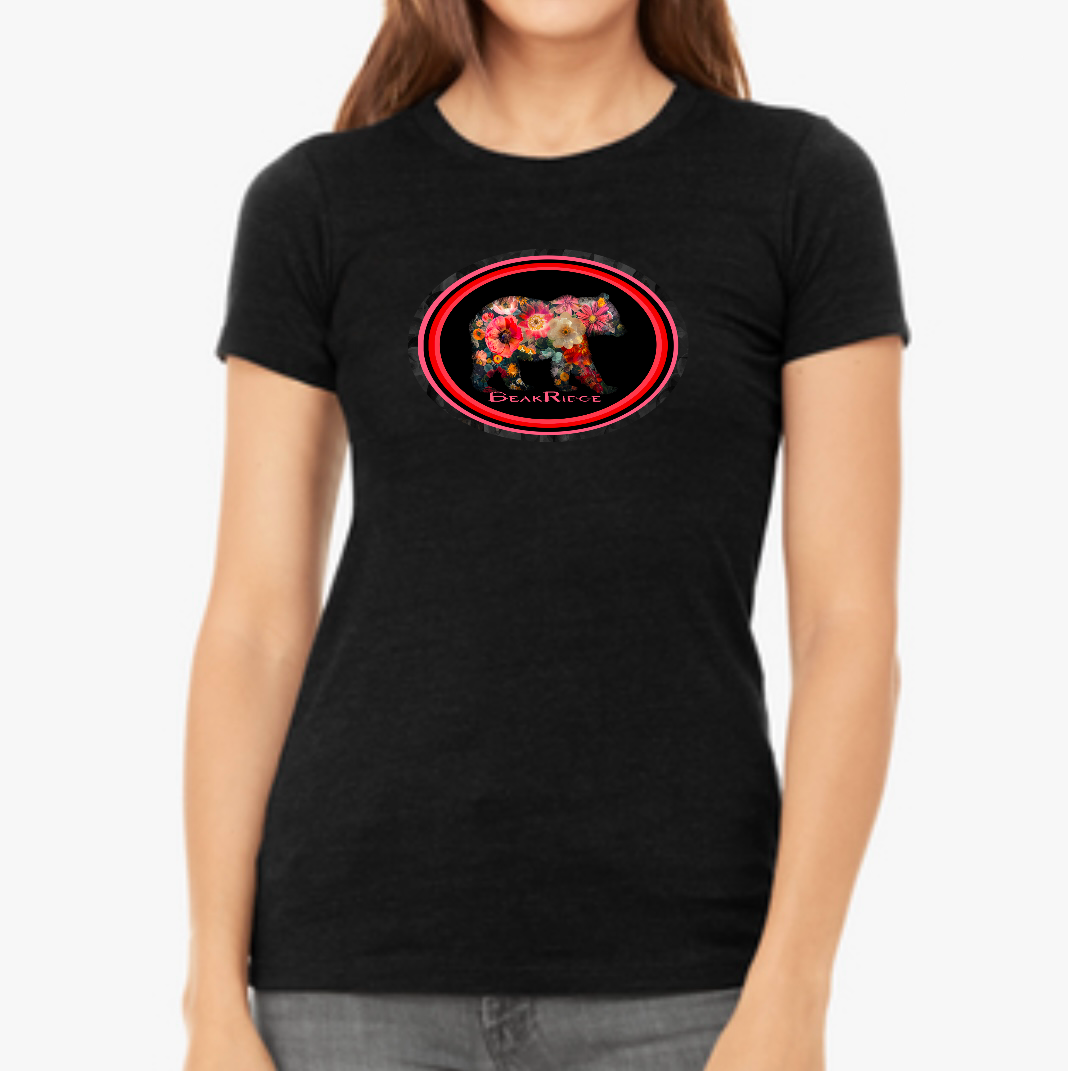 FLOWER BEAR TEE - Women's Favorite Tee