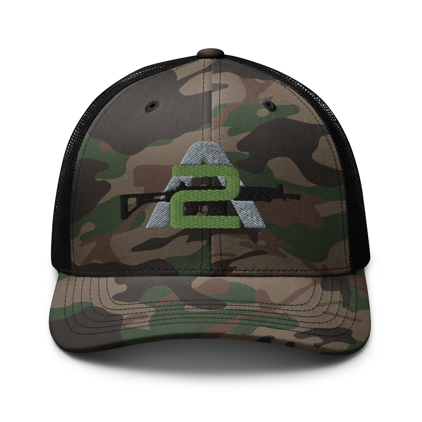 Camouflage 2nd Amendment trucker hat