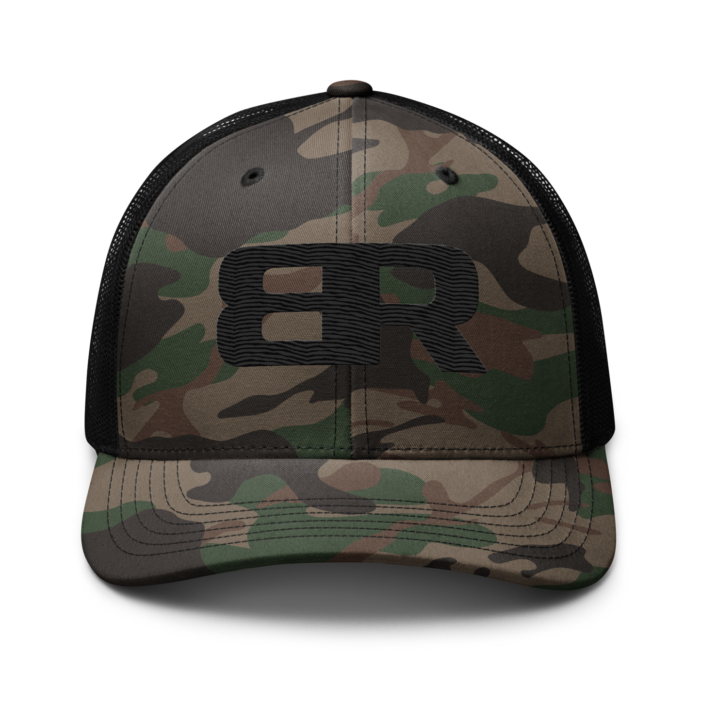 Camouflage trucker hat