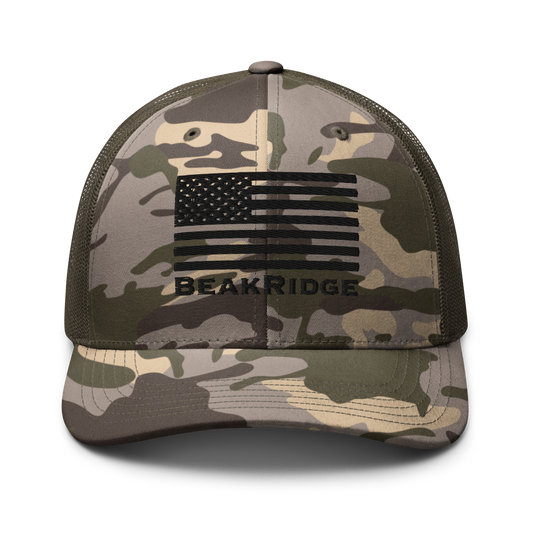 Camouflage BeakRidge trucker hat