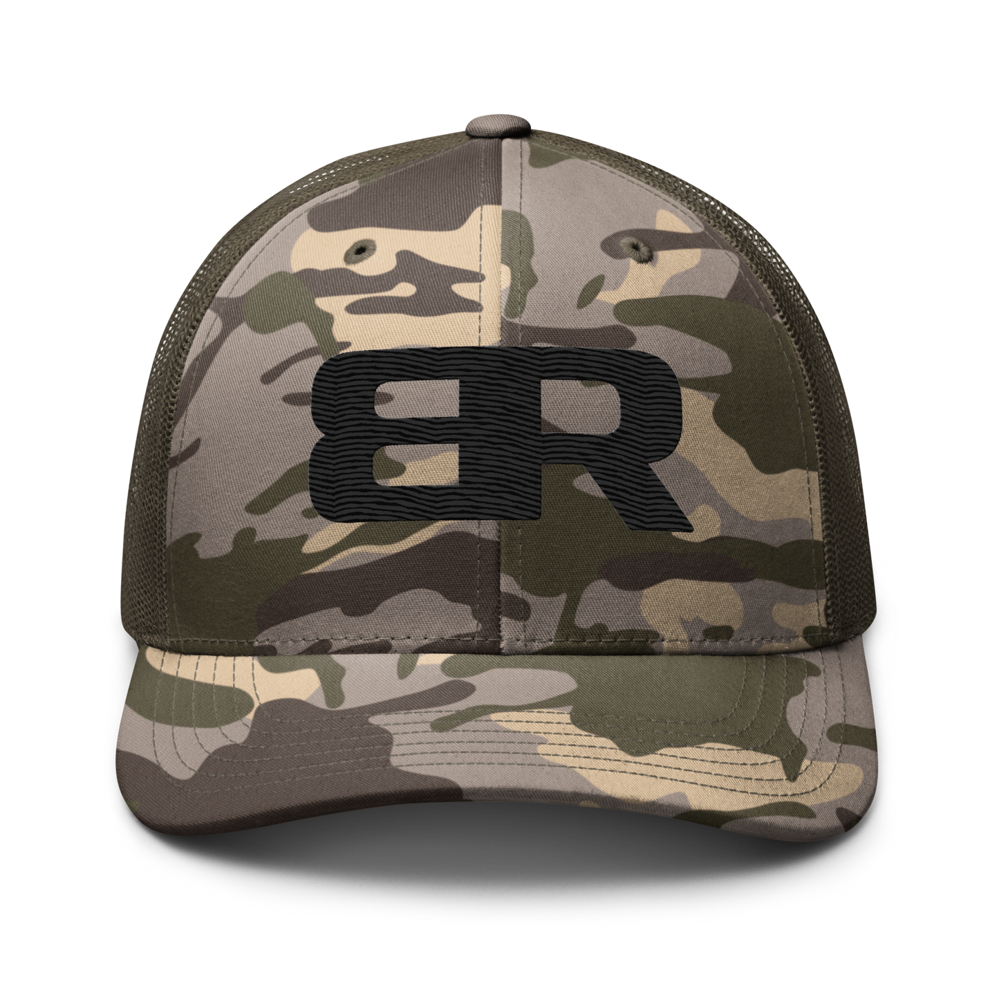 Camouflage trucker hat